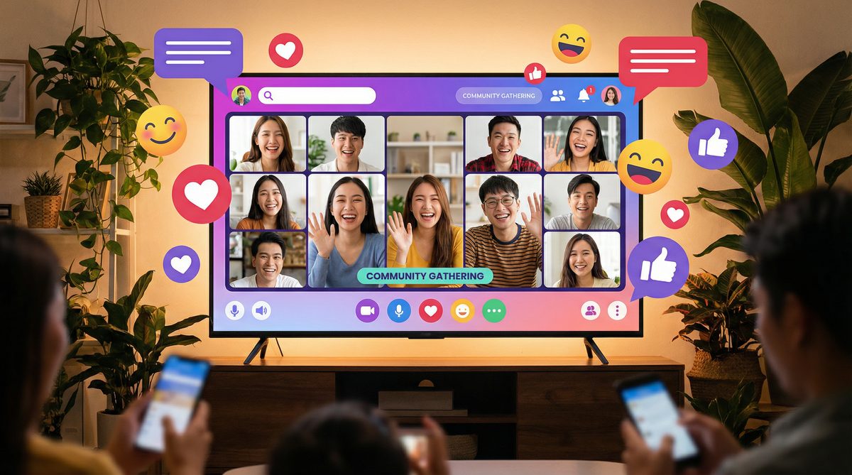 榴莲视频视频社区互动场景